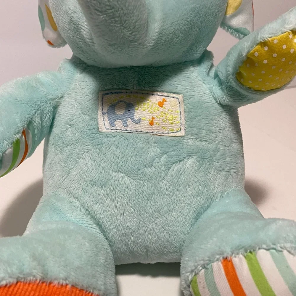 Carters Plush Sing & Dance Elephant Twinkle Twinkle Little‎ Star Musical Blue 9